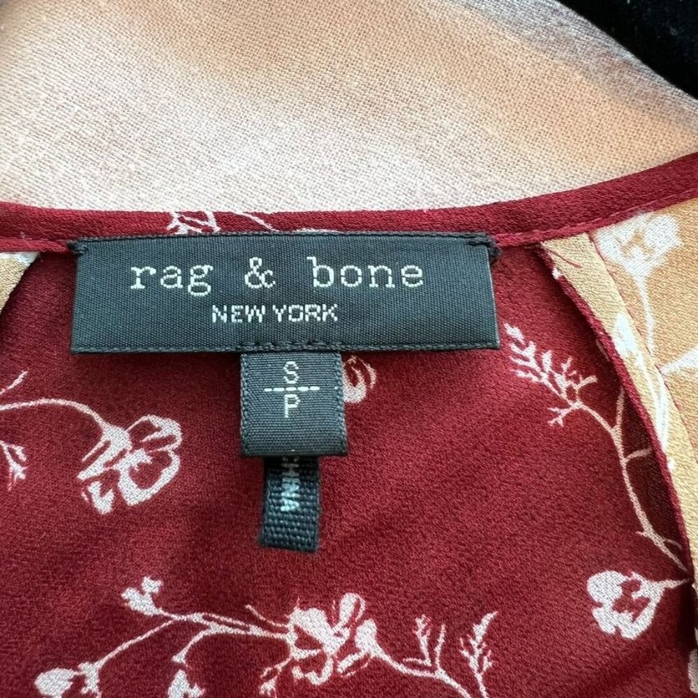 Rag & Bone Sam Patchwork Peasant Maxi Dress Size … - image 7